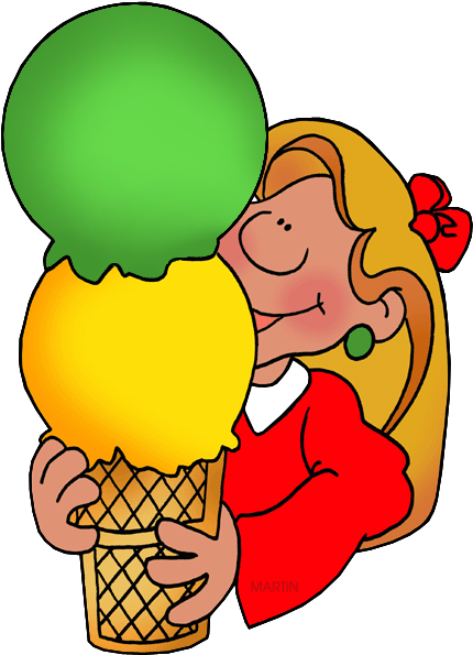 Ice Cream - Ice Cream Social Clip Art (456x648)