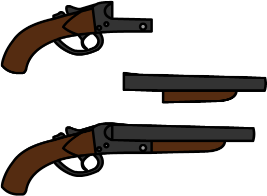 Обрез из дерева чертежи Team Fortress 2 Shotgun & Pistol props Punished Props