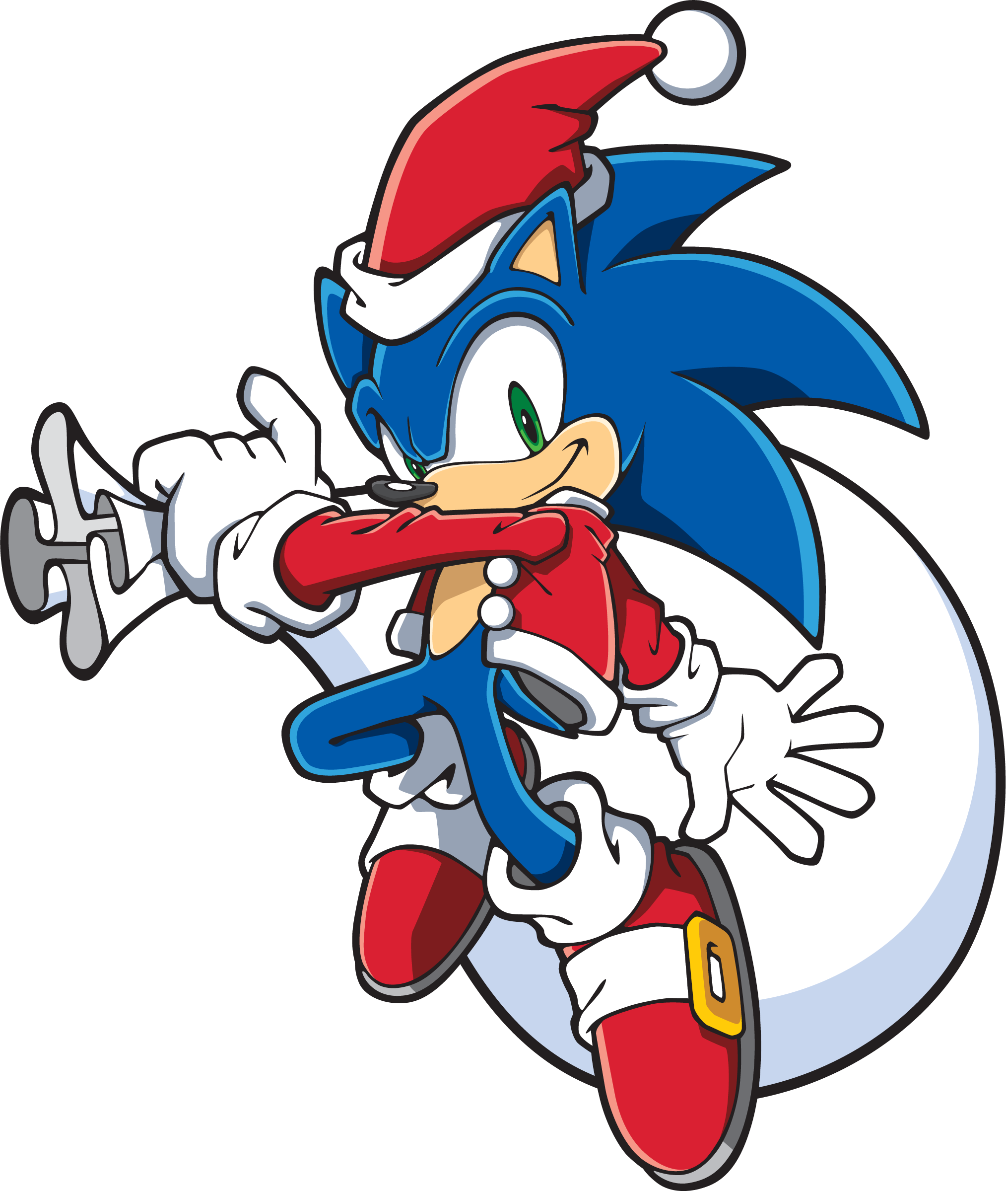Ben Clip Art Download - Sonic Christmas Sonic Channel (2027x2398)