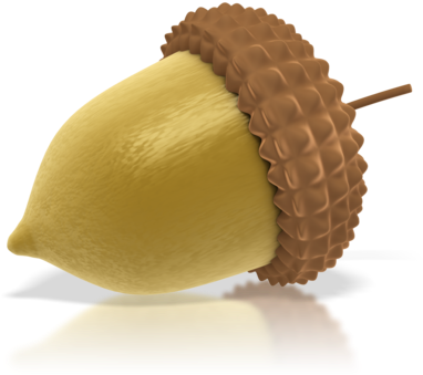Acorn Png Image, Free, Acorns - Nut Without Background (400x339)