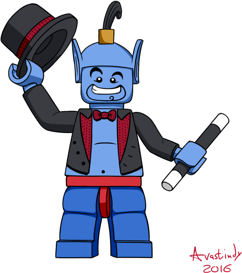 Lego Genie By Avastindy - Genie Lego (860x928)