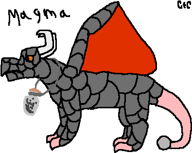 King Magma - Cartoon (406x315)