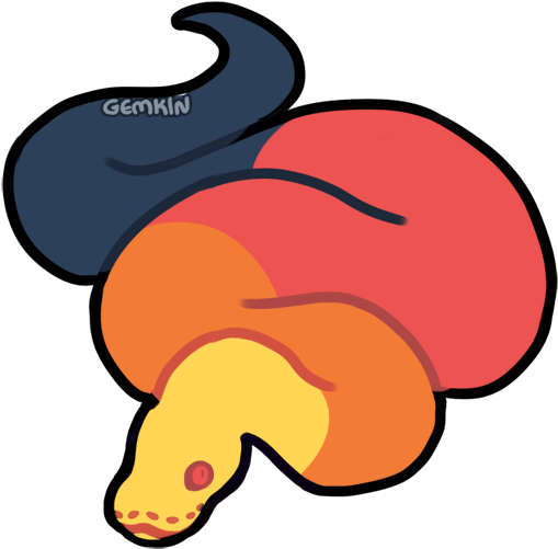 Magma Snake Adoptable Open By F1shb0nes - Magma Snake Adoptable Open By F1shb0nes (563x550)