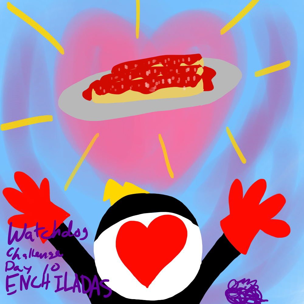 Day 10-enchiladas By Sammy8d257 - Chicago-style Hot Dog (1000x1000)