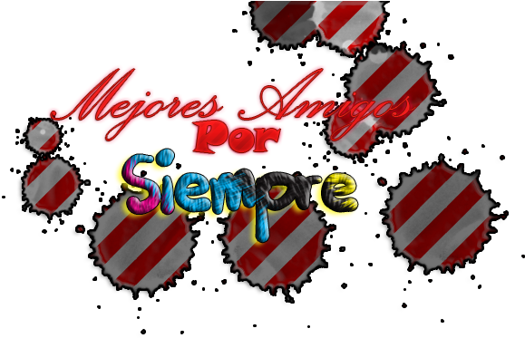 Texto Png Mejores Amigos X Siempre By Fak-you - Amigos X Siempre (600x400)