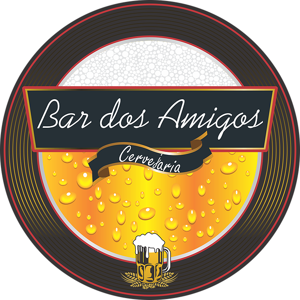 Bar Dos Amigos - Beer Label Template (608x608)