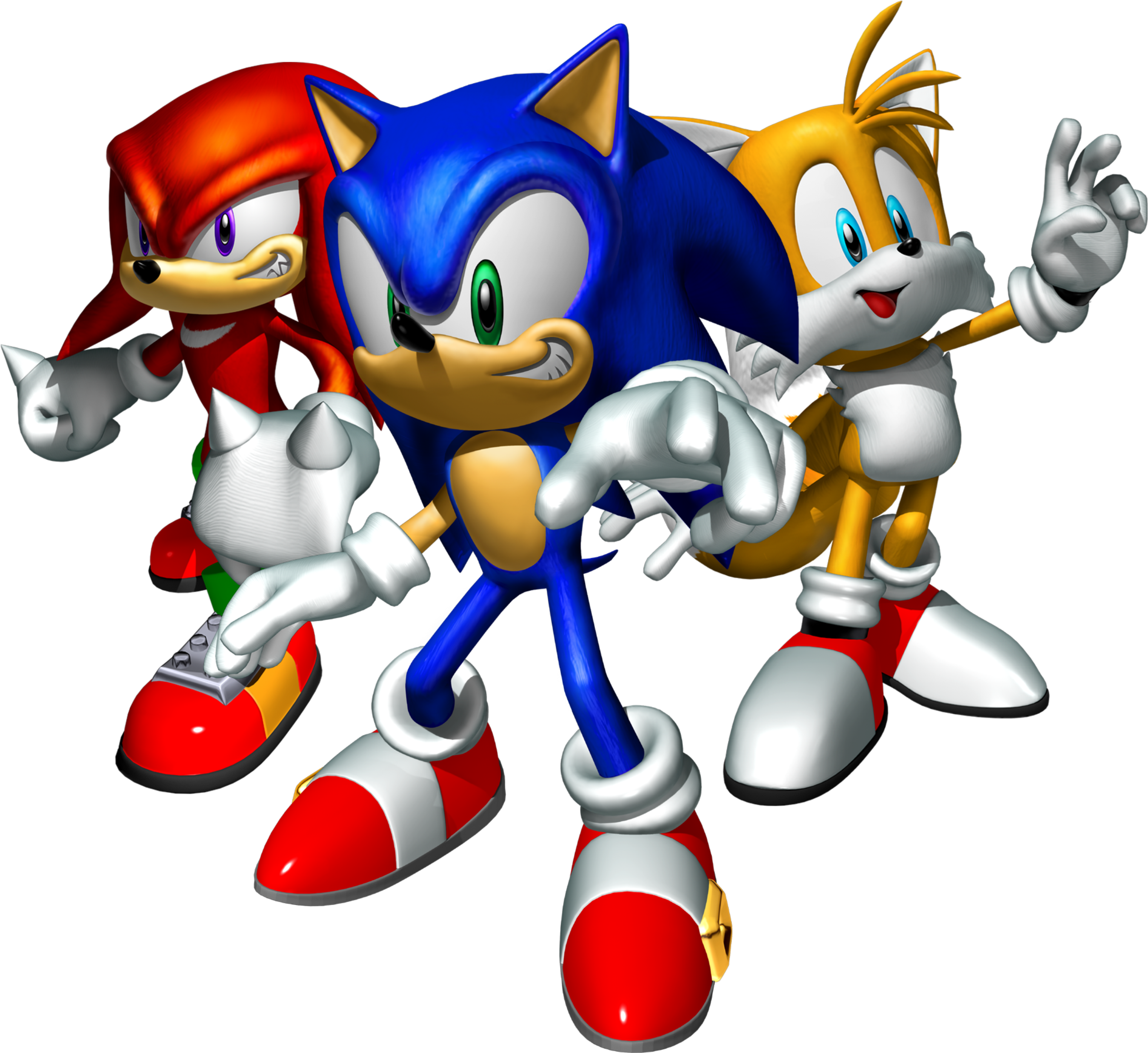 Sonic Novo Sonic E Amigos Png - Sonic Heroes Team Sonic (3161x2896)