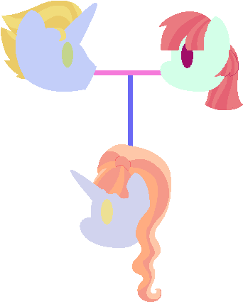 Lemonade Blues X Melon Mint - Drawing (431x478)