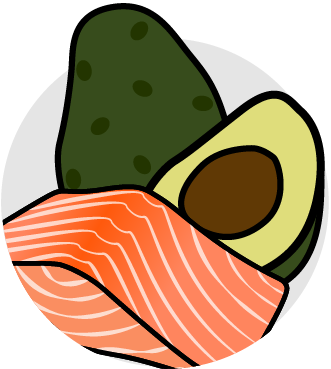 Having Unsaturated Fat Instead Of Saturated Fat Can - Unsaturated Fat Cartoon (331x369)