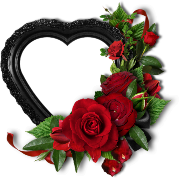 Garden Roses Valentine's Day Picture Frames Love - Garden Roses Valentine's Day Picture Frames Love (600x596)