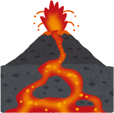 Volcano Eruption Clipart (400x400)