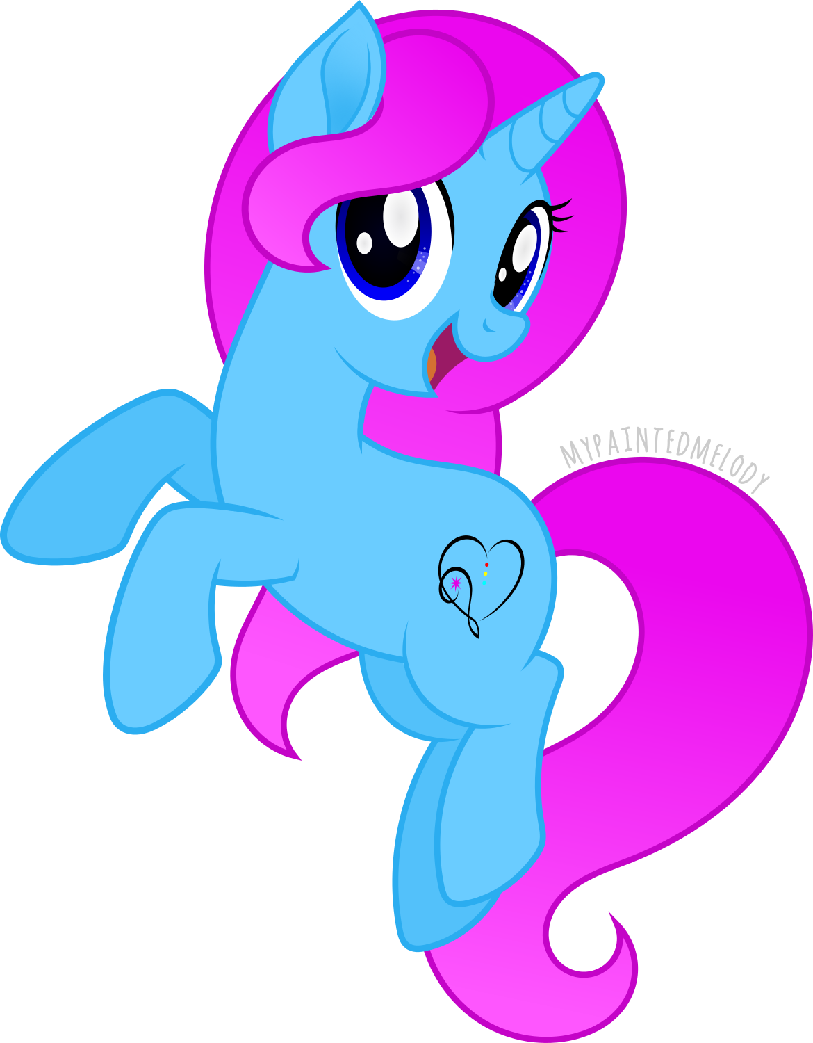 Itstaylor-made 48 6 Mlp Movie Style Painted Melody - Pony (1170x1500)