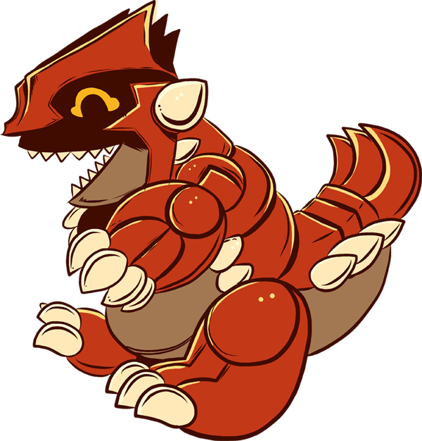 Happy Kawaii Groudon - Groudon Kawaii (600x626)