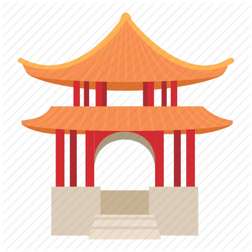 Asian, Building, Cartoon, China, Chinese, Culture, - Cartoon Shrine (512x512)