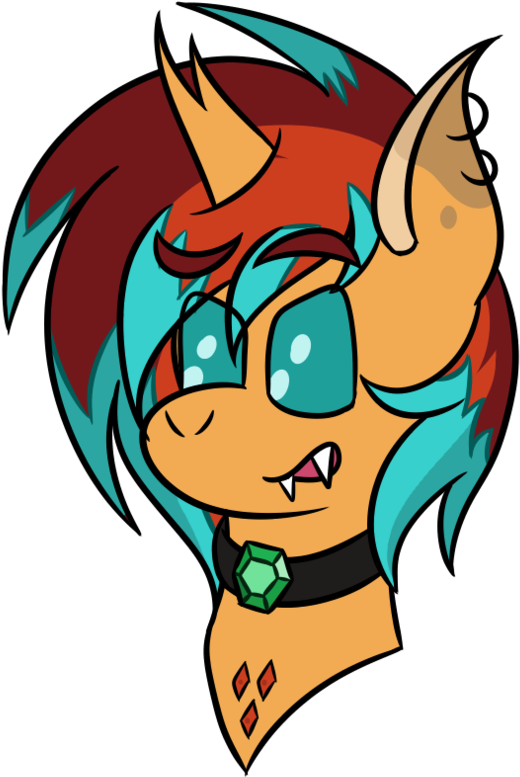 [commission] Blazing Metal Headshot By Gaiactipup - Cartoon (889x899)