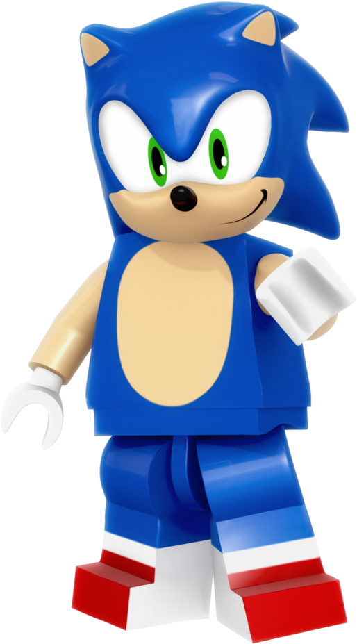 Lego Sonic Render By Nibroc-rock - Sonic Lego Coloring Page (1024x1024)