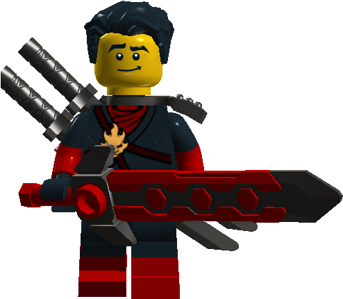 Here's My New Ninjago Sig-fig - Assault Rifle (553x461)