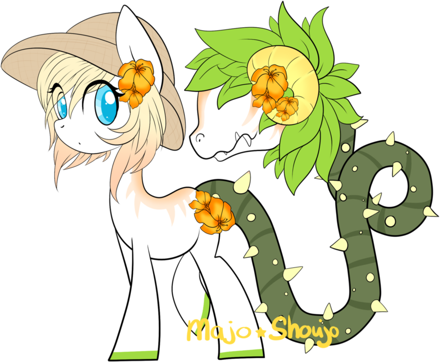 Lillie Primal Plant Pony Auction { Closed } By Majo-shoujo - Pony (945x846)