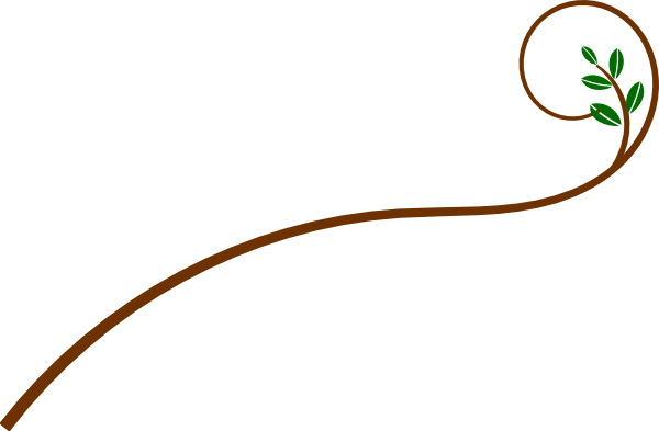 Swirl Clipart Branch - Swirl Clipart Branch (600x393)