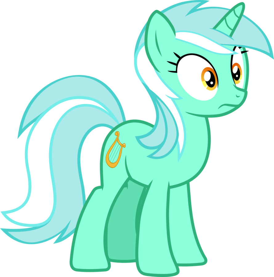 Confused Lyra By Frownfactory - My Little Pony Lyra Heartstrings (890x898)