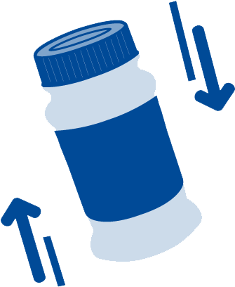 Shake Bottle Well And Remove The Cap And Aluminum Foil - Shaking A Bottle Clipart (570x475)