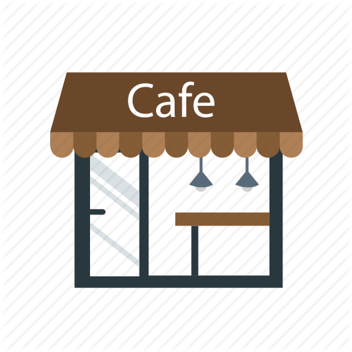 Cafe, Coffee Shop, Restaurant, Shop, Store Icon - Coffee Shop Icon Png (512x512)