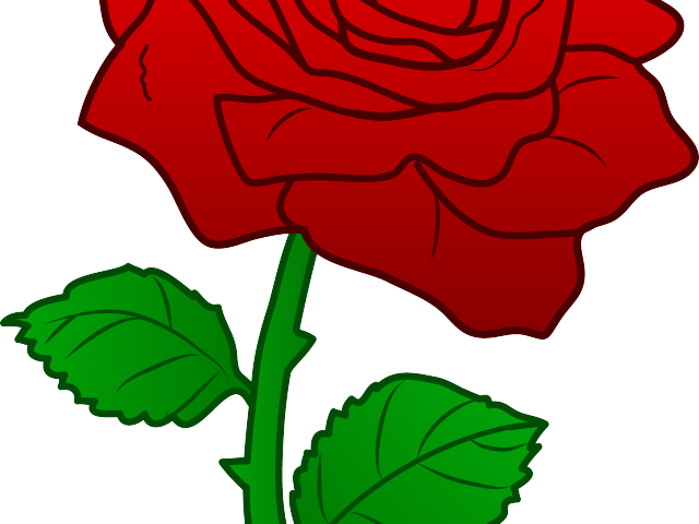 Rosa Flower Cliparts - Beauty And The Beast Rose Clipart (640x480)