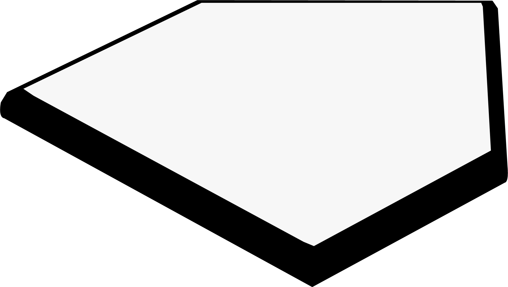 Home Plate Sprite 002 - Portable Network Graphics (1755x992)