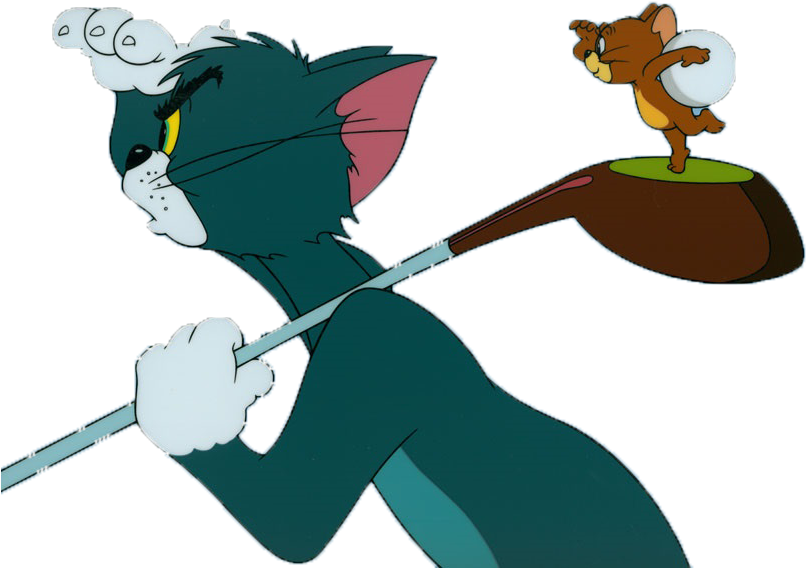 Tom&jerry2 - Tom And Jerry Tee For Two (864x596)