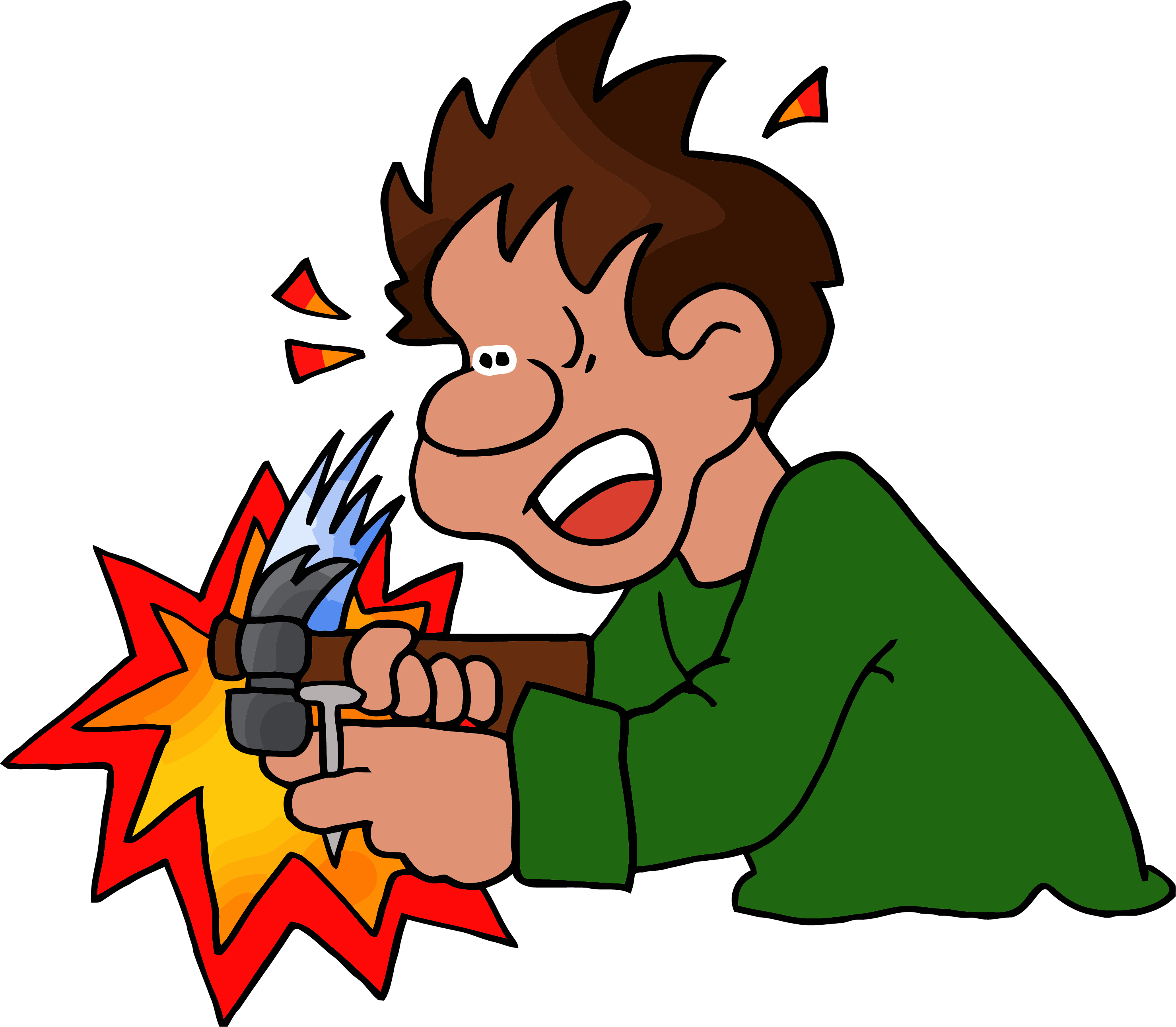 Carpenter Occupations Clipart Png - Learning Is Sometimes A Painful Process (2957x2582)