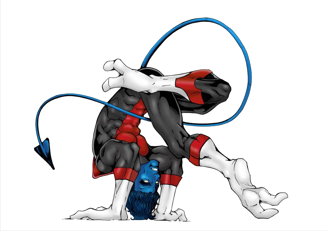 X-men Transparent Png Sticker - Nightcrawler Png (1063x751)