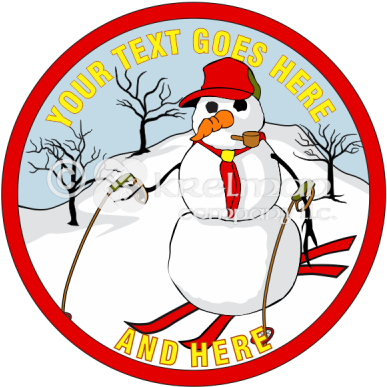 K807 Skiing Snowmn - Santiago Metro (400x400)