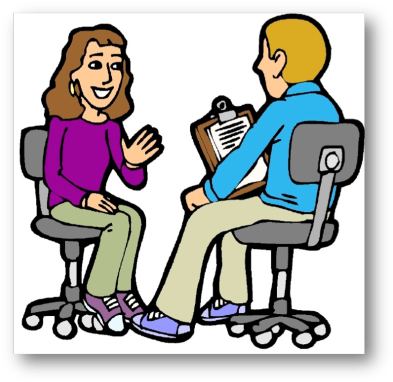La Simple Observación, Sin El Contacto Directo Y Verbal - Interview Cartoon School (400x389)