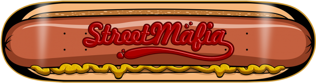 Food Skateboard - Calligraphy (700x259)