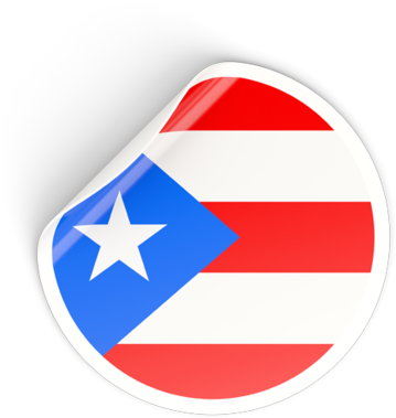 Illustration Of Flag Of Puerto Rico - Puerto Rico Sticker Png (640x480)