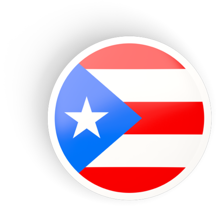 Illustration Of Flag Of Puerto Rico - Puerto Rican Flag Circle (640x480)