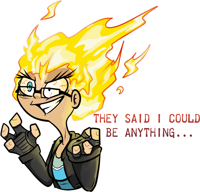 So I Became Ghost Rider Wearing An Elsa Shirt By Raptorofire - Cartoon (681x652)