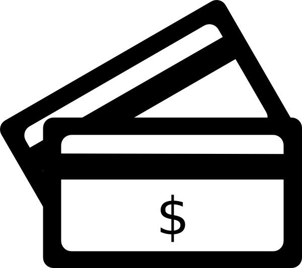 Snap Food Stamps Clipart - Credit Card Clipart Transparent (600x533)