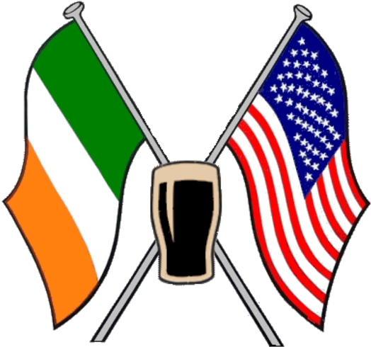 Ireland Clipart Guinness - Irish American Heritage Month (600x522)