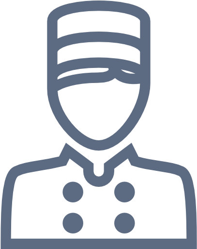Grey, Bellhop Icon - Botones De Hotel Png (512x512)