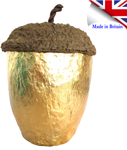 Acorn Eco Urn- Gold Foil - Urn (511x511)