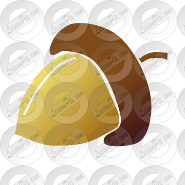 Acorn Stencil - Illustration (380x380)