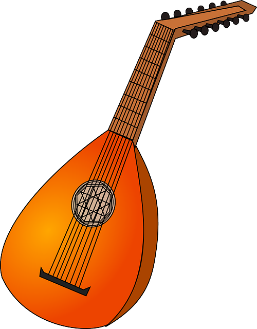Photo By Clker Free Vector Images - Middle Ages Music Instruments (500x640)