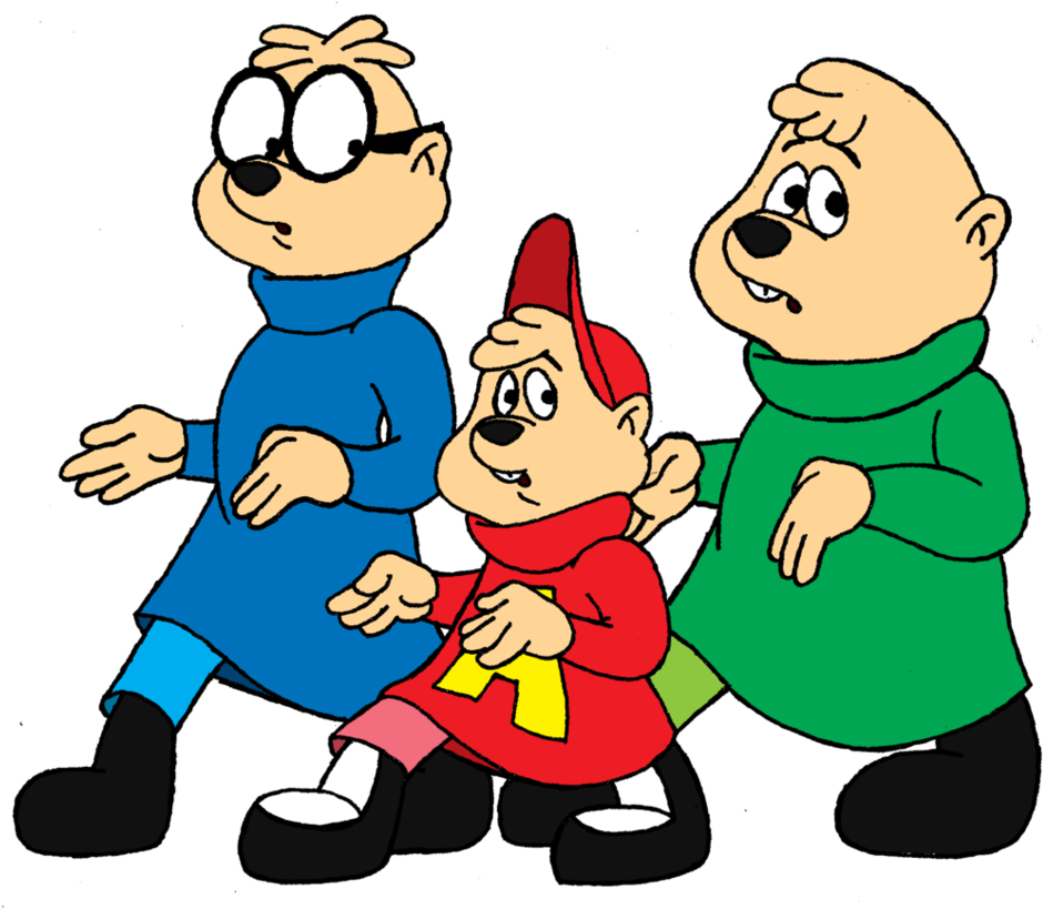 60s Chipmunks Tiptoe Pose By Grishamanimation1 - Alvin And The Chipmunks (967x827)