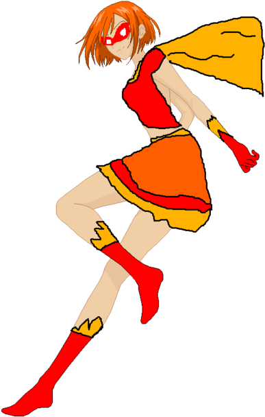 Phoenix [batman Oc] By 21moon24 - Cartoon (400x623)