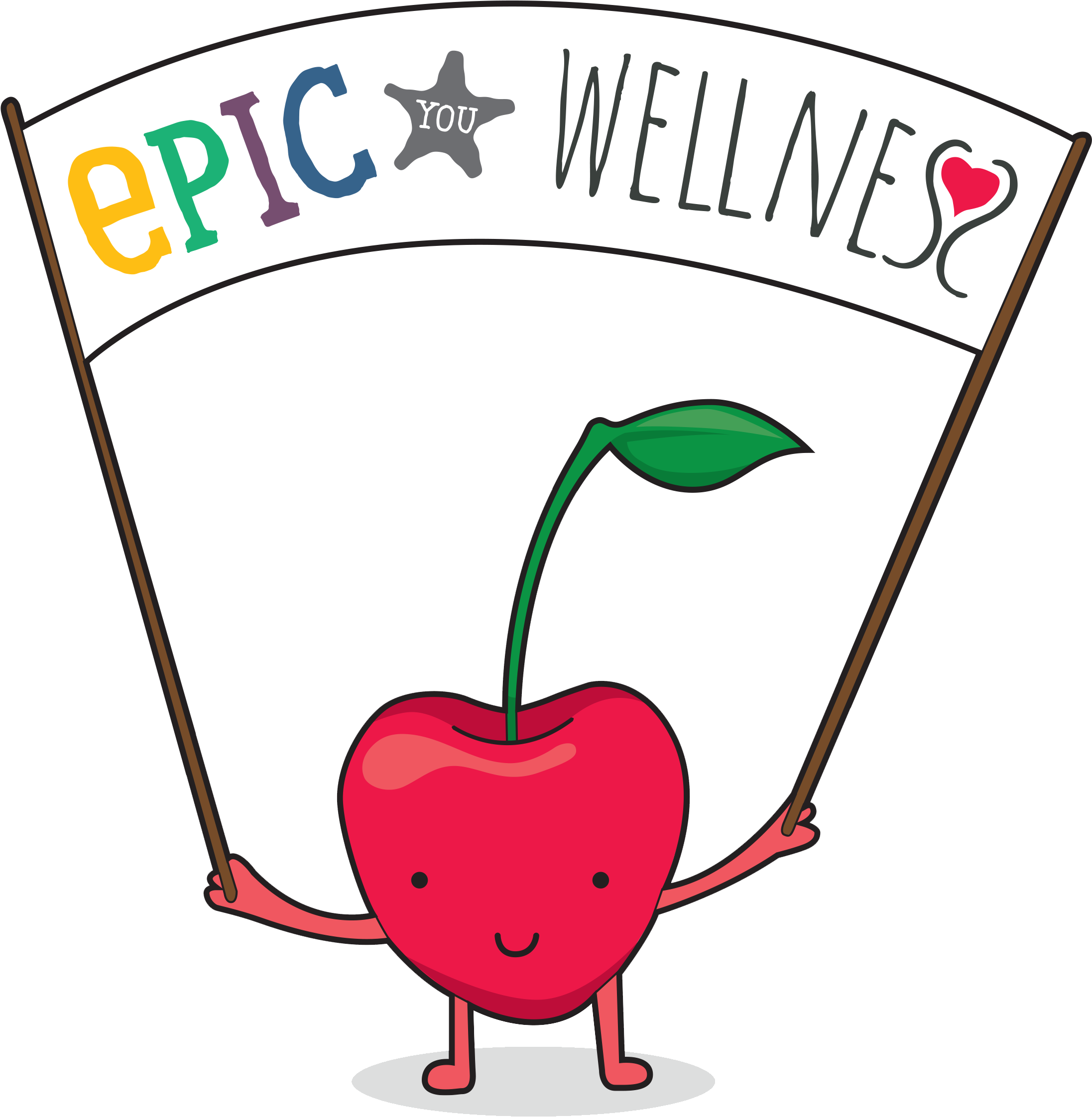 Cherry With Logo Banner - Banner (2225x2519)