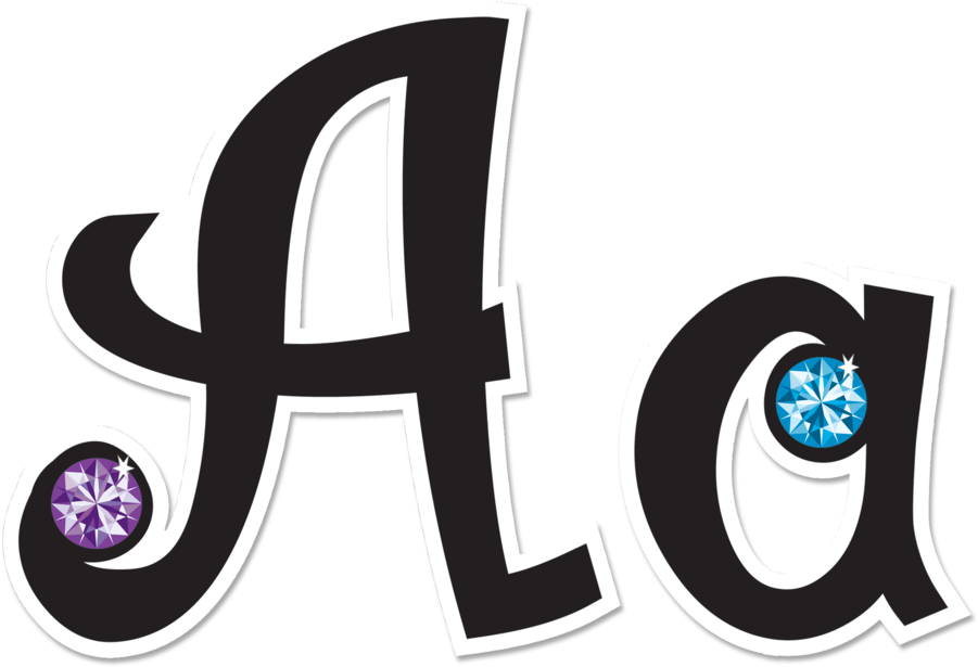 Tcr77183 5" Bling Letters With Colorful Jewels - Teacher Created Resources 5in Bling Letters With Pearls (900x900)