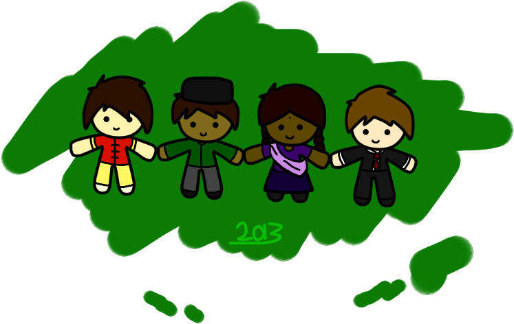 Racial Harmony Day Drawing Social Media Clip Art - Racial Harmony Day Drawing Social Media Clip Art (756x519)