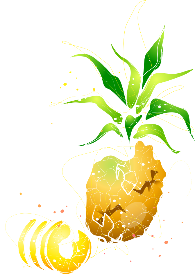 Pineapple Download Clip Art - Pineapple Download Clip Art (670x1050)