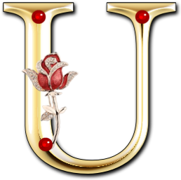 Alphabets, Free Alphabet, Rose Alphabet, A-z, Clipart, - Cartoon (540x380)